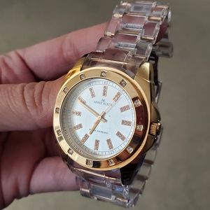 Anne Klein Rose Gold Watch - Acrylic band